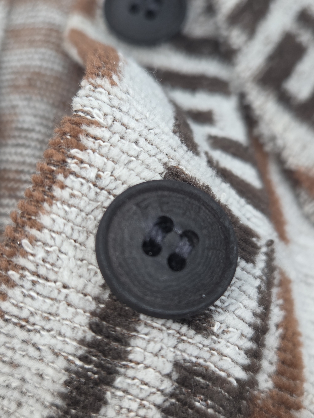 FENDI Zucca polo shirt size:44 Short sleeve shirt brown - Picture 5 of 9